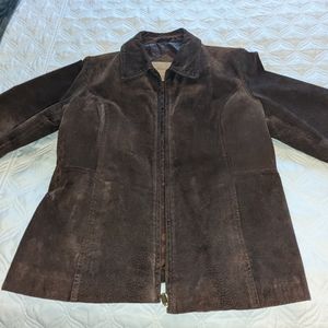 Chocolate Leather Relativity Jacket